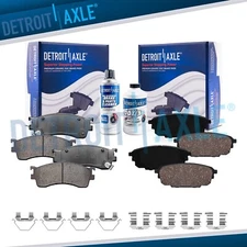 Front and Rear Ceramic Brake Pads for 2001 - 2003 Mazda Protege Protege5