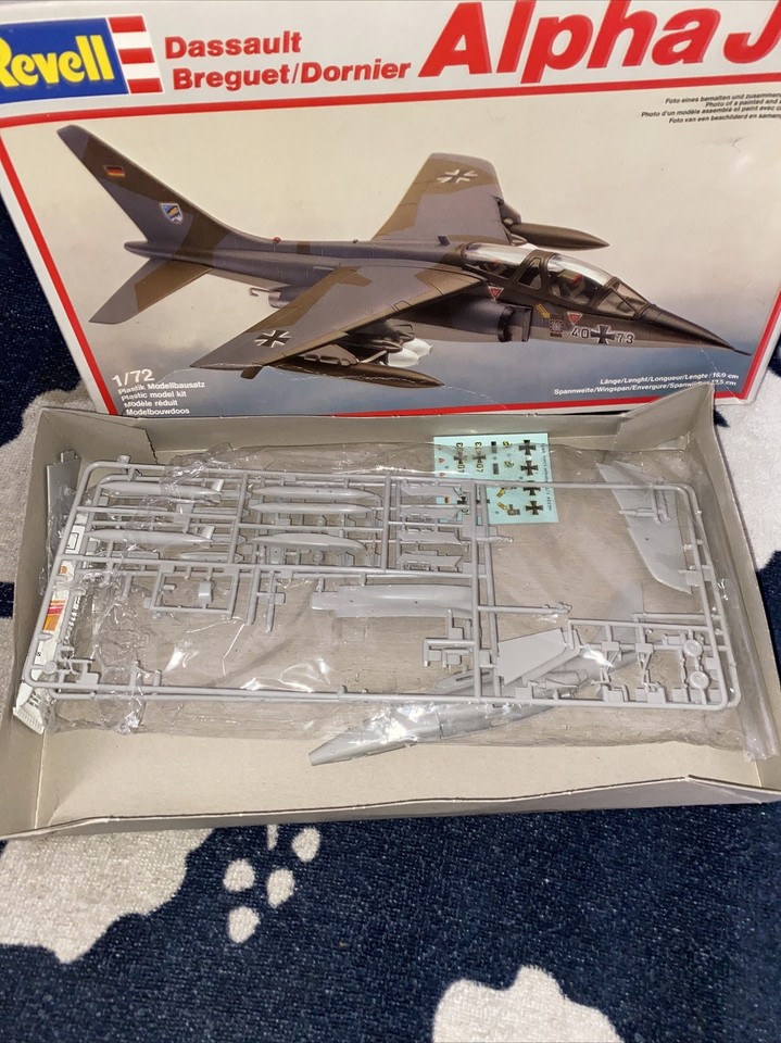 REVELL 4334 Dassault Breguet Dornier Alpha Jet 1:72 -in Original Box ...