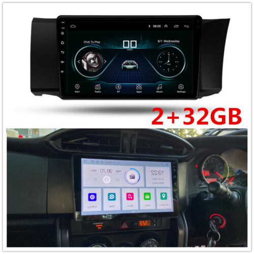 For Toyota 86/GT86 2012-2017 RHD 9'' Android 10.1 32GB Car Stereo Radio GPS WIFI - Afbeelding 1 van 12
