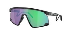 Oakley BXTR METAL Sunglasses OO9237-0739 Metal Black Frame W/ PRIZM Jade Lens
