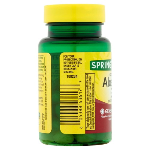 Spring Valley Aloe Vera Softgels, 25mg, 50 Count..+ - Picture 4 of 4