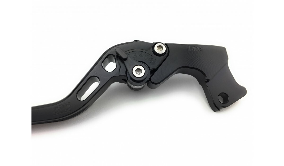 Levier embrayage frein CNC long noir pour le voyage en Triumph Tiger 800 A08 - 4