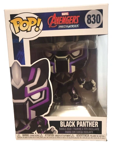 Funko Pop! Avengers Mech Strike Black Panther #830 Marvel con protector niB 2021