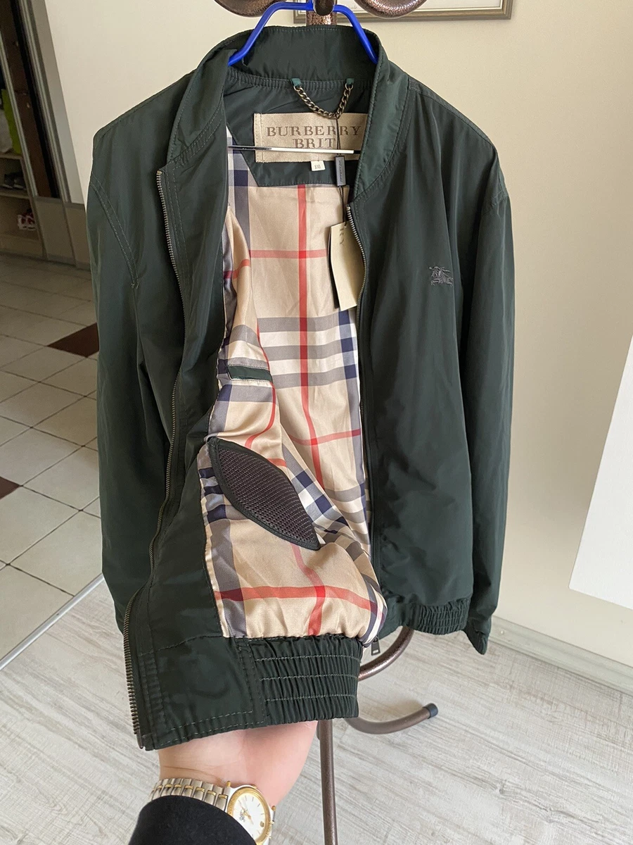 dragt Lodge kapital Burberry Brit Men Bomber Jacket Size 2XL | eBay