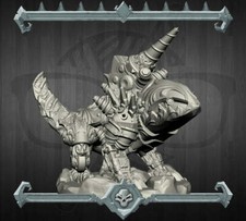 Clockwork Land Shark  Warforged Bulette  Miniature for Tabletop games like D D