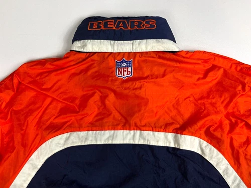 Vintage 90s Starter NFL ProLine Chicago Bears Windbreaker Jacket Hooded Sz XL - Picture 5 of 16