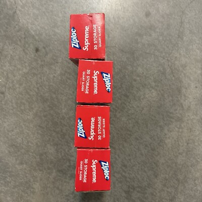 Supreme - 【4set】 Supreme Ziploc Bags (Box of 30) Supreme Ziplock Zip Lock Bags Box Of 30 Count 4 Boxes of 30