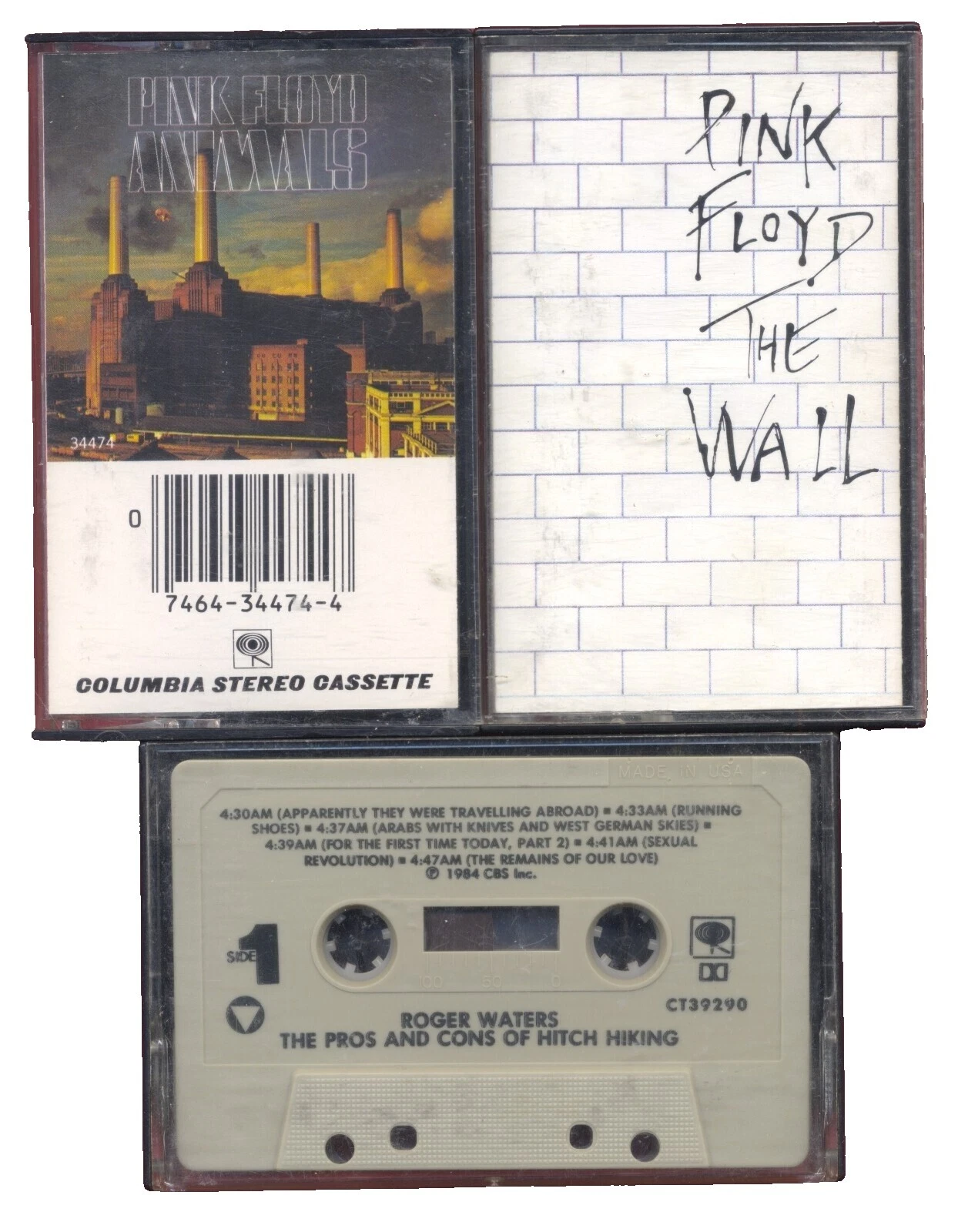 Pink Floyd Very Good Plus (VG +) Condition Music Cassettes