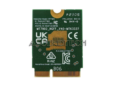 AZUREWAVE AW-XB552NF M.2 2230 PCIE WIFI 6E 802.11AX BLUETOOTH 5.3