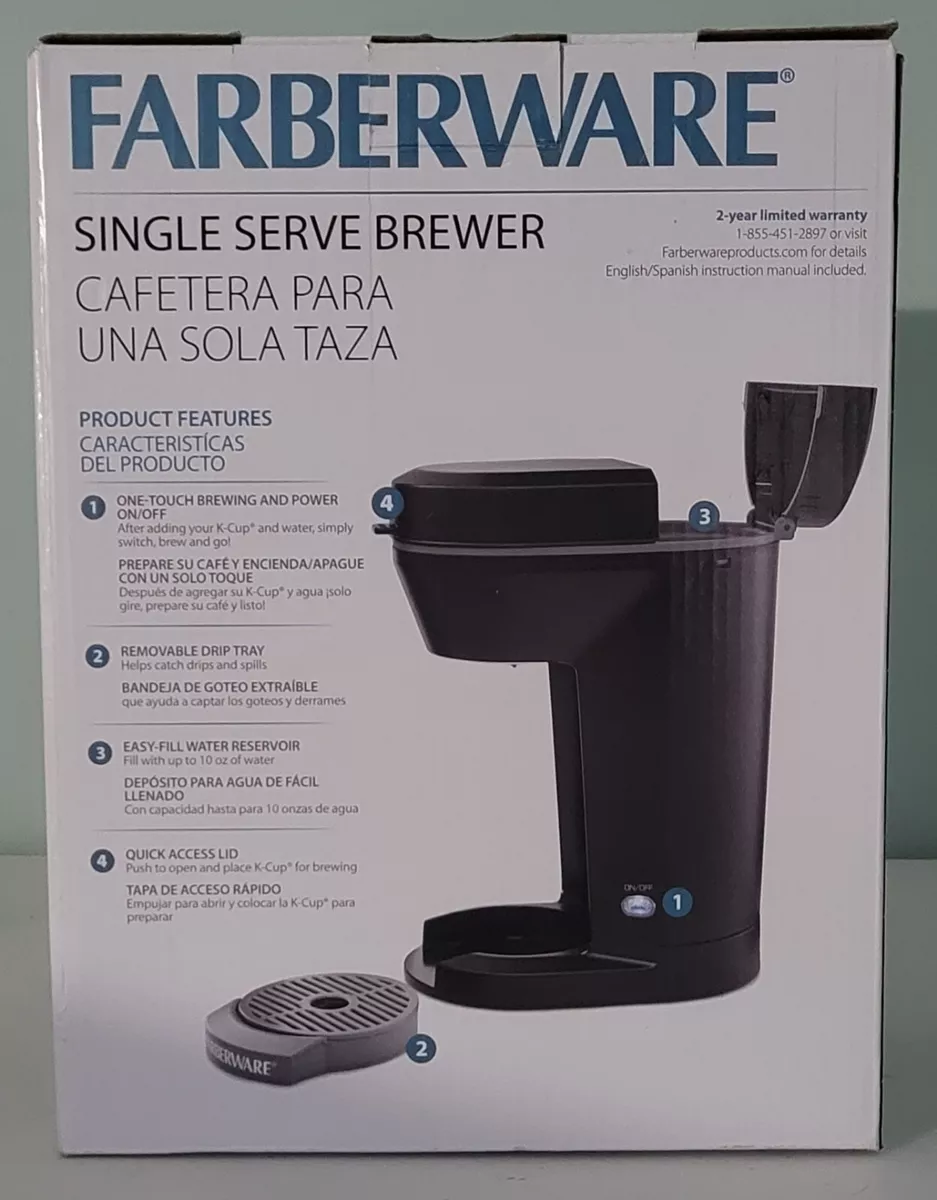 Farberware Touch Single Serve Coffee Maker - Keurig K-Cup Compatible