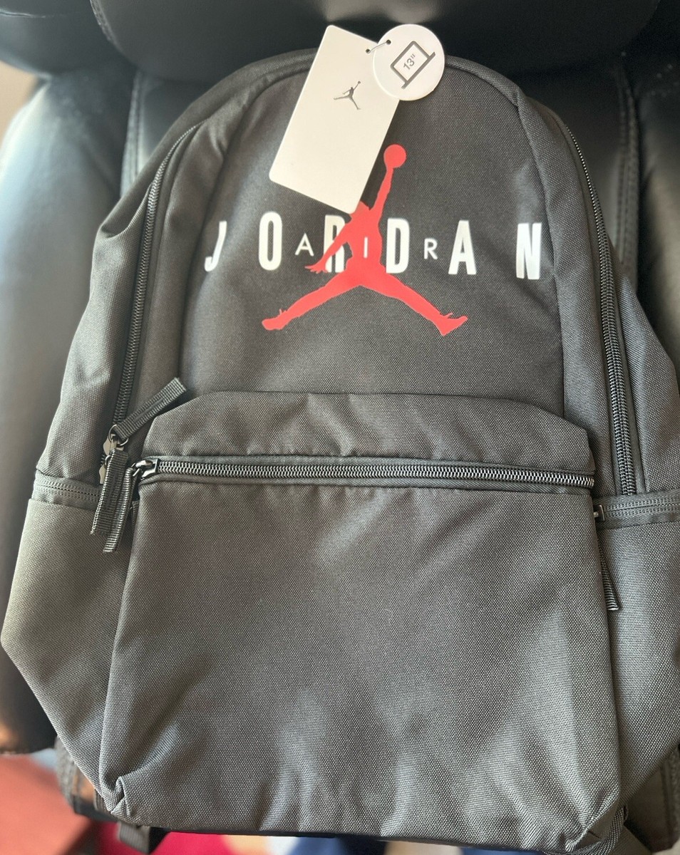 Nike Air Jordan HBR Air Daypack School/Sports/Gym Backpack Black