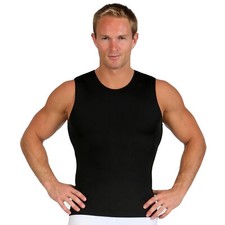 Insta Slim Made in USA Firm Compression Slimming Shapewear Sleeveless Crew-Neck