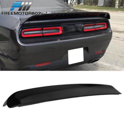 Fit 08-23 Dodge Challenger SRT Hellcat Redeye Gloss Black Trunk Spoiler Wing