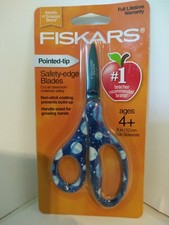Fiskars Scissors 5" Planet Pointed-tip Safety-edge Ages 4 