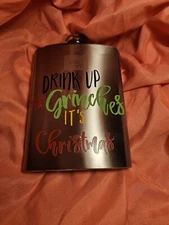 Crafted Funny hip flask stainless steel flask Vacu Vin