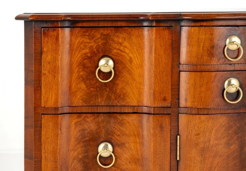 Armario lateral Queen Anne Cómoda Nogal Foto 4 de 4