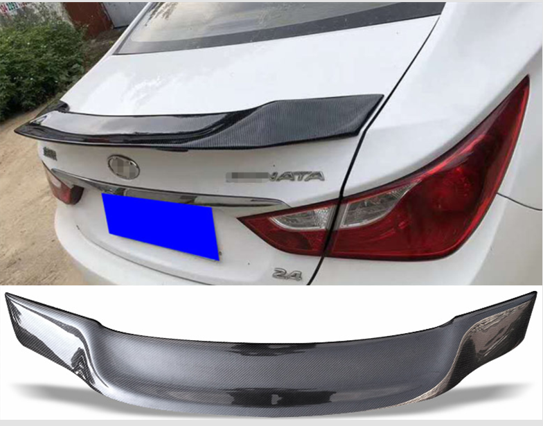 For 2011 12 13 2014 Hyundai Sonata R Style Carbon Fiber Rear Trunk Wing