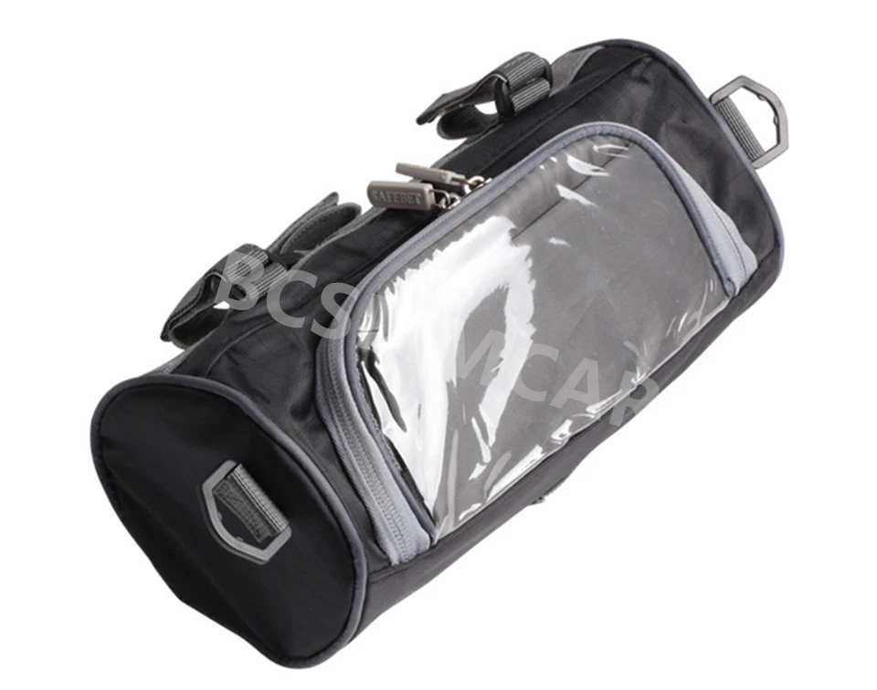 Handlebar Storage Bag Motorcycle Front Fork Pouch Smartphone Pocket Waterproof - Image 4 of 4