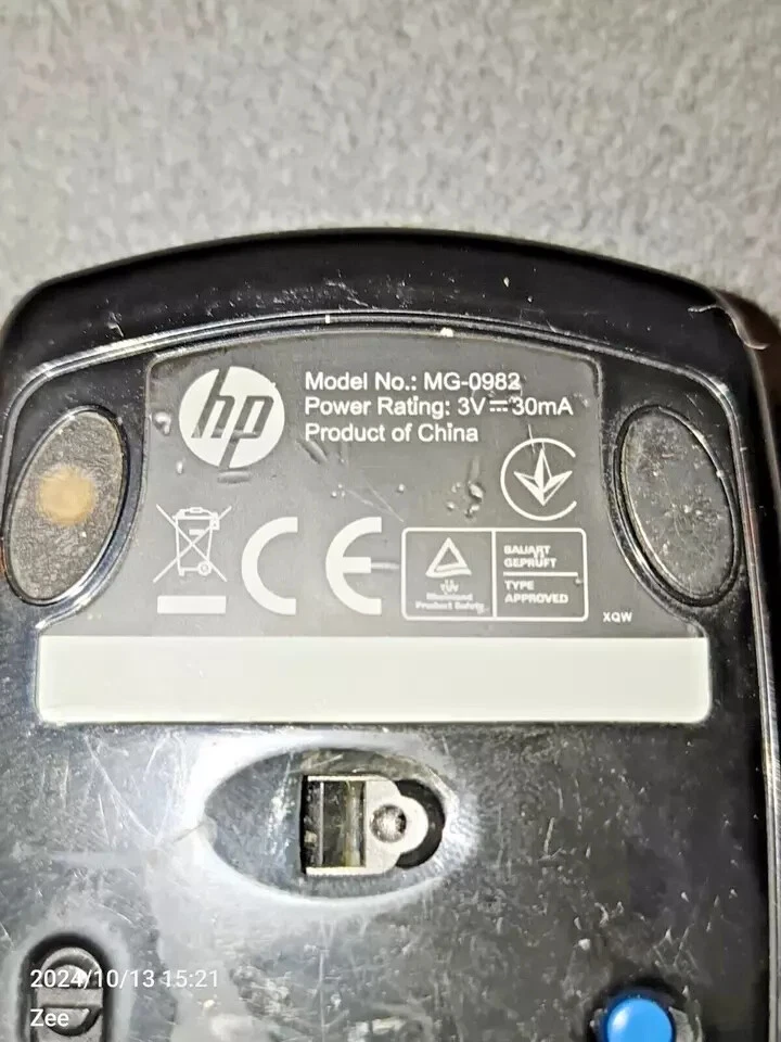 Original HP MG-0982 3V-30MA notebook desktop computer universal mouse - Image 4 of 4