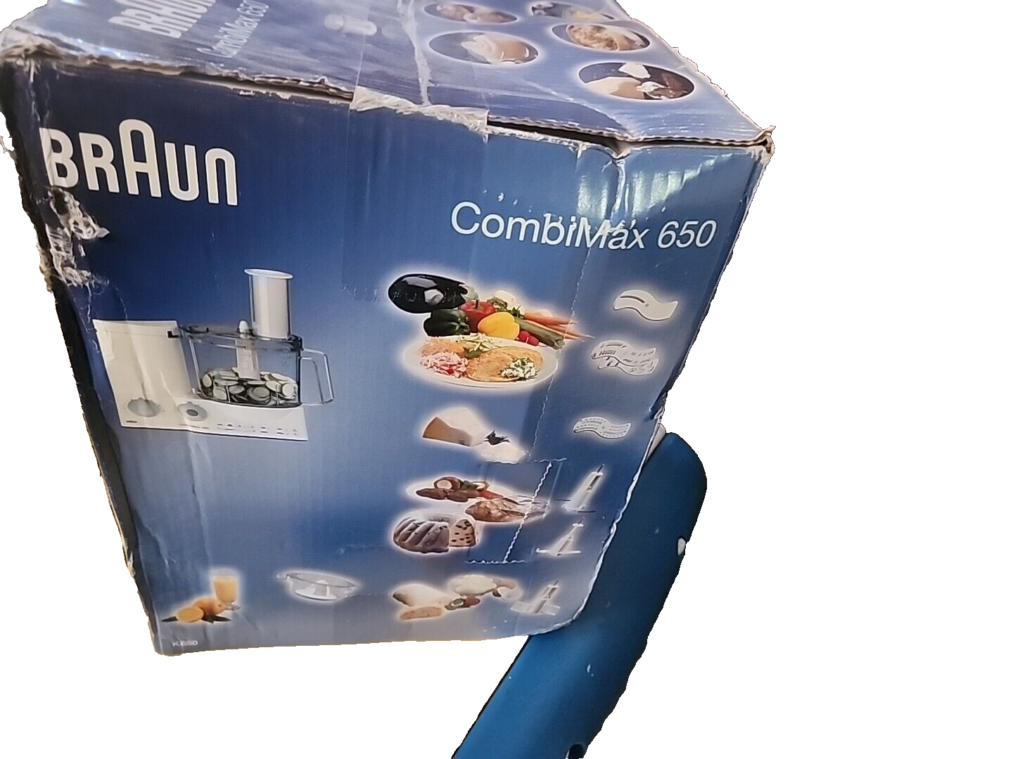 Braun CombiMax K650 600W 14Speed Food Processor & Accessories New in