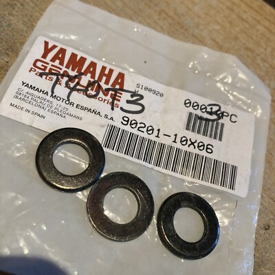 じゅん Yamaha 90201-10X06 X3 Flat Washer YP125 Scooter YP 125 | eBay
