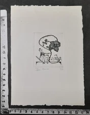 WUNDERKAMMER C EXLIBRIS 1249 "IPSE PUPPET" - * CARL PALM * - C SIGNED