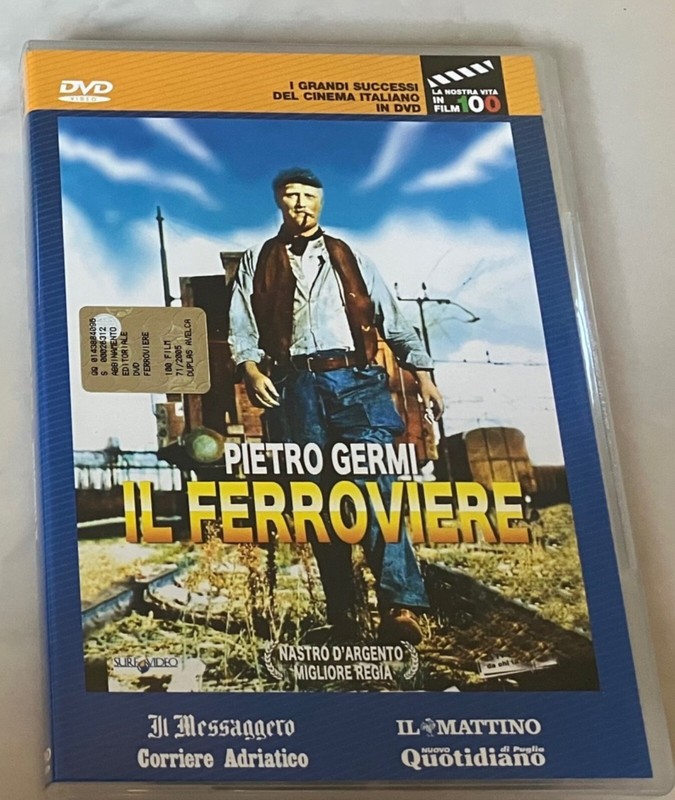 Pietro Germi Il ferroviere DVD Italian region 2 great