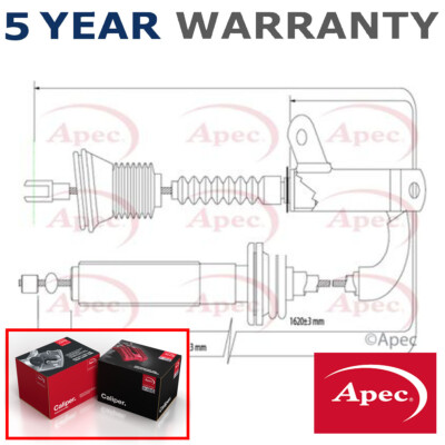 Apec Front Hand Brake Cable Fits Volvo 940 1994-1998 2.3 9140980