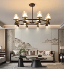 Modern Chandelier Light Three-color Lamp LED Pendant Home Restaurant Lighting 