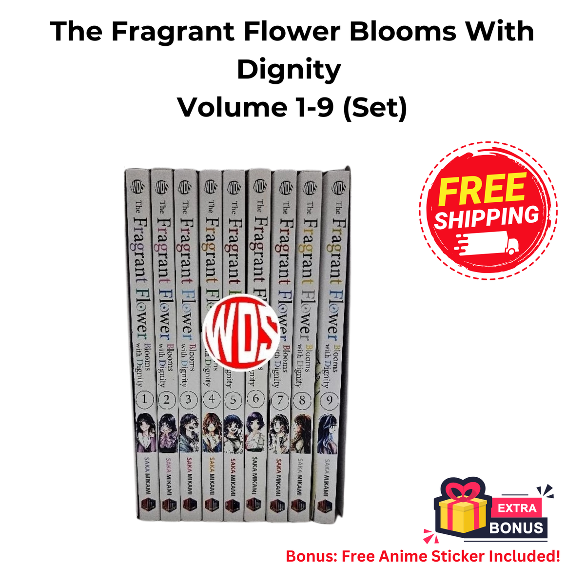 The Fragrant Flower Blooms with Dignity Manga Vol. 1-9 Ongoing