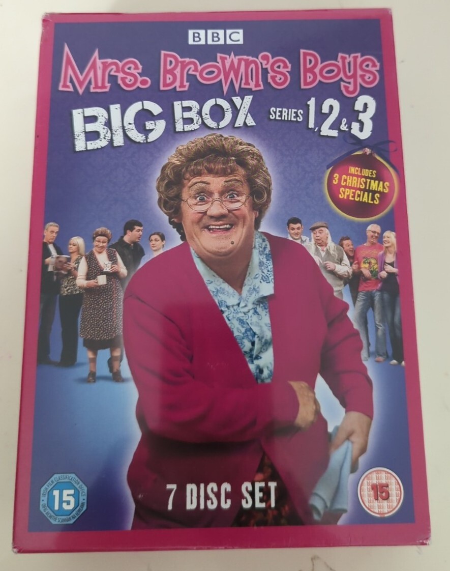 Mrs Brown's Boys Big Box Set (DVD, 2013) Series 1,2 & 3 New & Sealed