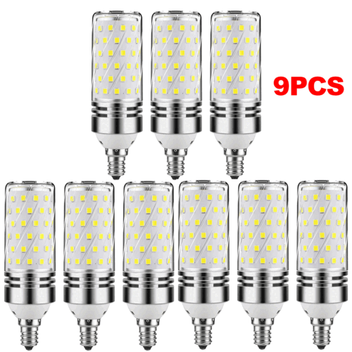 15*E12 White LED Corn Bulbs 6500K Candelabra Ceiling Fan Light Bulb Daylight 16W - Picture 15 of 17