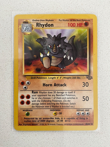 Legendary Collection Rydon Rhydon 1995 Jungle Series Pokemon card - Excellent Condition | eBay
