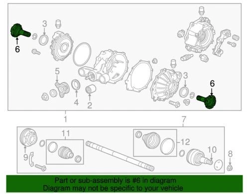 Eje lateral trasero de lujo genuino GM 2014-2015 Cadillac CTS pasajero 23154589 Foto 2 de 4