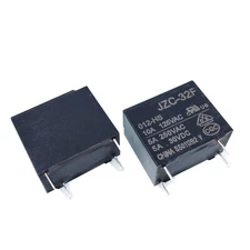 US Stock 2pcs Power Relay SPST 5A 250VAC Load 12V Coil JZC-32F-012-HS