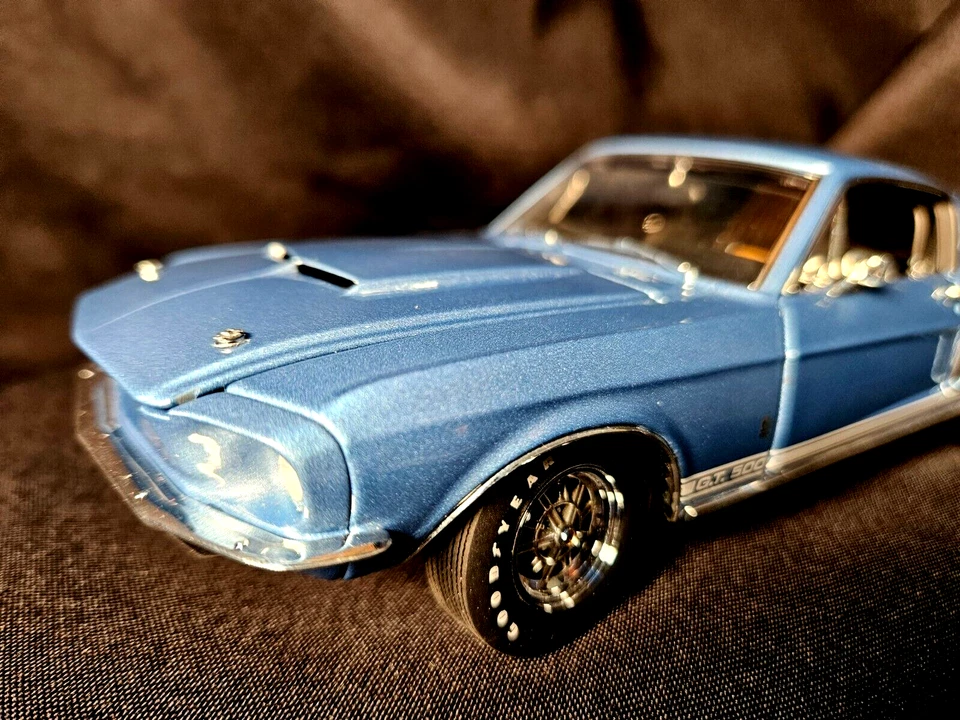 GMP 1967 Ford Shelby GT500 Blue 1:24 Scale Inv. #3954 - Image 2 of 4