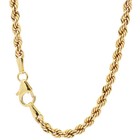 Goldkette Kordelkette hohl Halskette Breite 2,7 mm - 333-8 Karat Gold