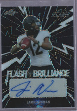 2021 Leaf Flash Flash of Brilliance Auto Navy Blue #FBJN1 Jamie Newman Auto /75
