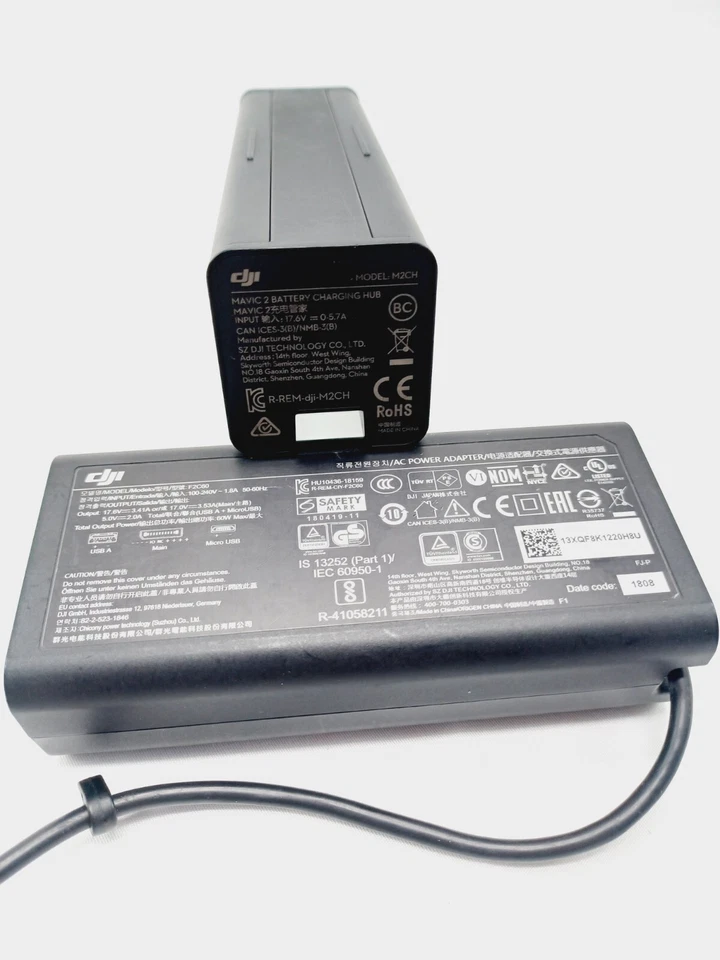 Cargador doméstico de batería múltiple DJI genuino para Mavic 2 Zoom/Pro modelo M2CH Foto 2 de 4