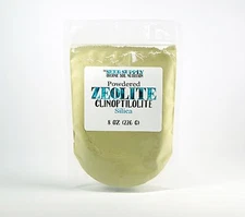 8 Ounces Clinoptilolite Zeolite Powder - Natural Water Retention - 