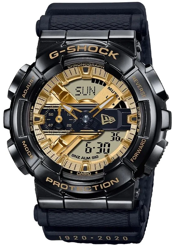 New G Shock New Era Century Limited Edition Black Gold Mens Watch GM110NE 1A