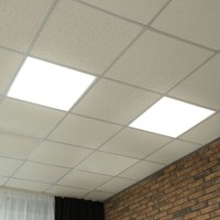 Deckenlampe Einbaupanel BüRoleuchte Silber Led Deckenpanel Neutralweiß 2Er Set