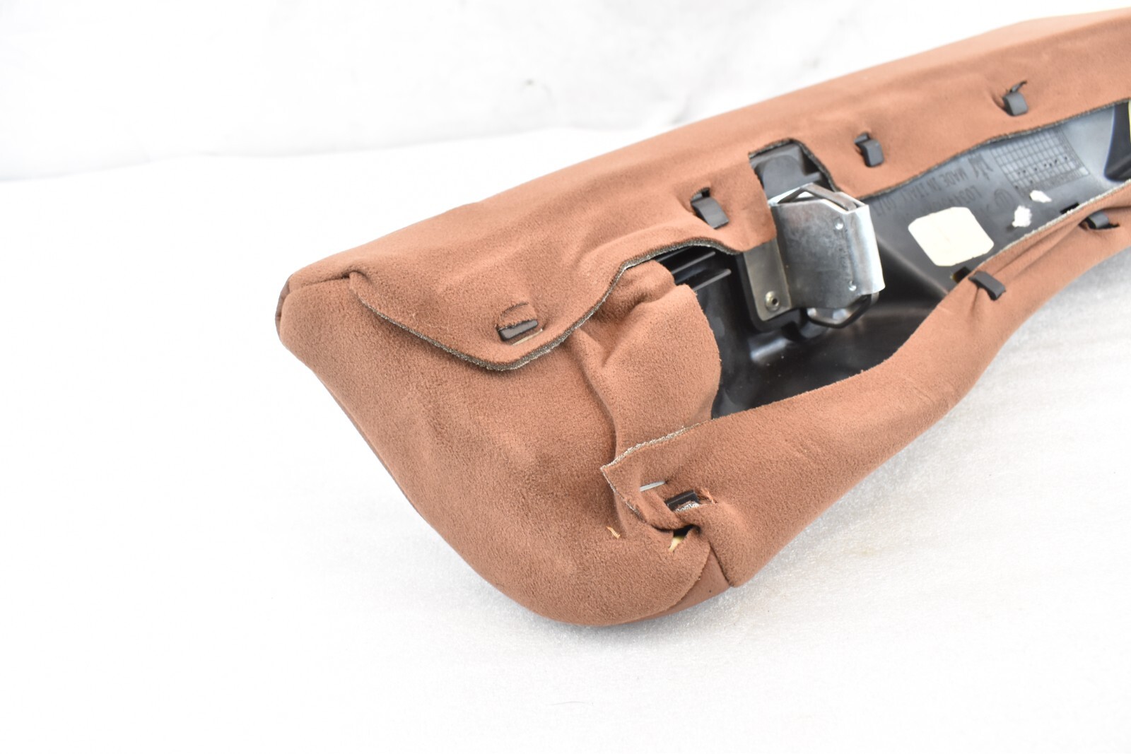 14-17 Maserati Ghibli Rear Left Driver Side Seat Bolster Cushion Pad Cover Brown