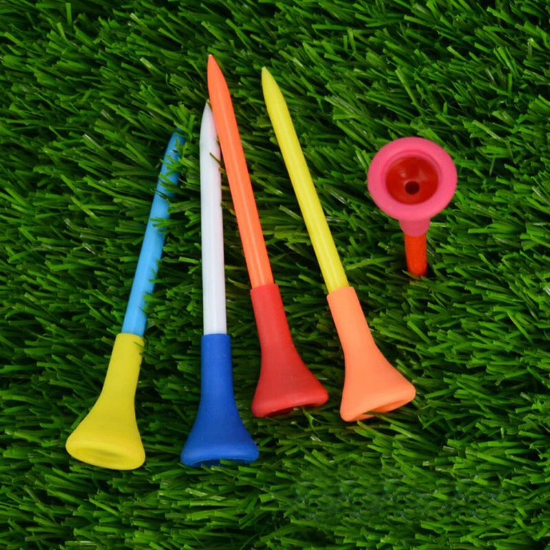 Golf Tees Plastic Unbreakable 3 1/4 2 3/4 2 1/8 inch Value 50 Pack Cushion Top - Image 2 of 4