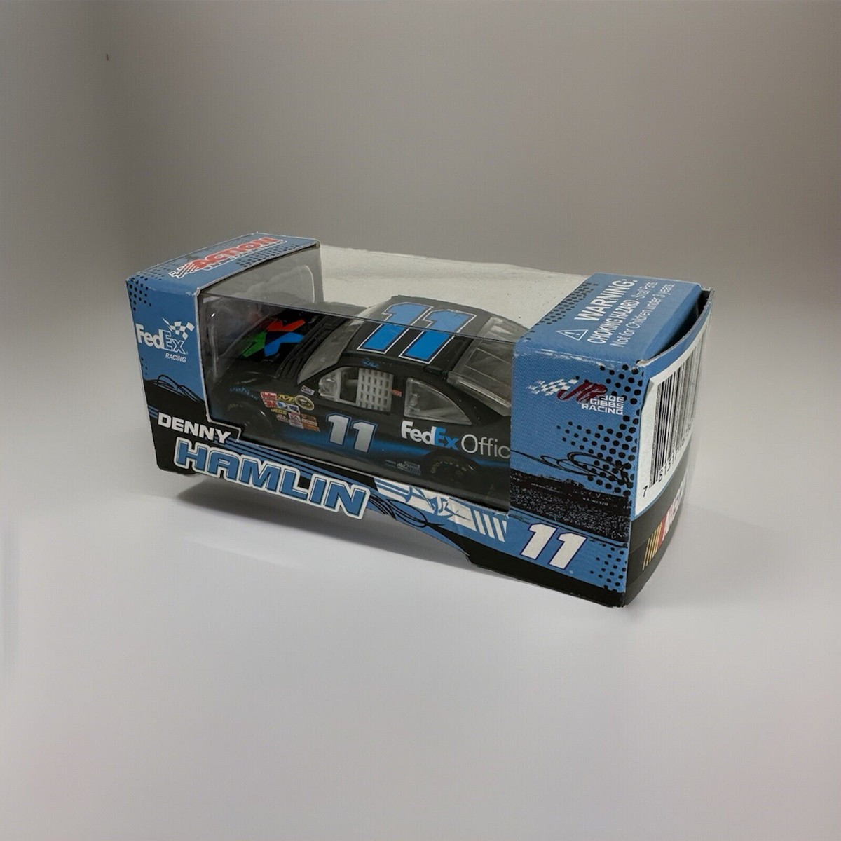 DENNY HAMLIN FEDEX OFFICE #11 NASCAR RACING 1:64 BLUE ACTION RCCA