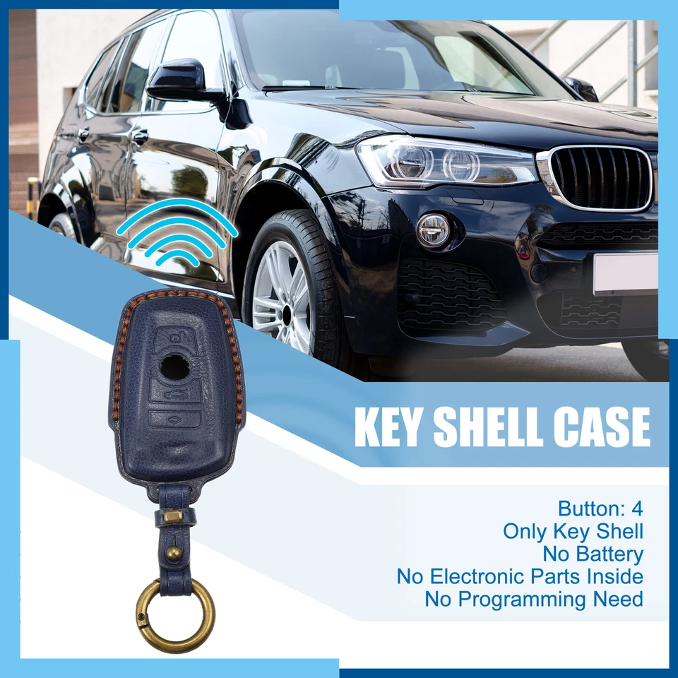 Pack (1) Funda Llavero Coche 4 Botones con Llavero para BMW 220i 2014-2019 Foto 2 de 4