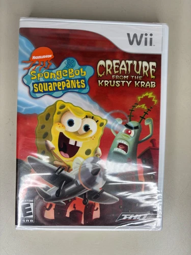 SEALED SpongeBob SquarePants: Creature from the Krusty Krab (Nintendo Wii, 2006)