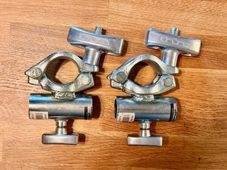 Matthews 425168 Junior Grid Clamp Set of 2 Fits 1 1/4" to 1 1/2" Pipe