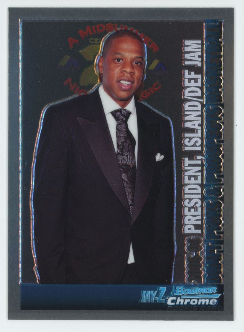 2005-06 Bowman Chrome Draft Picks Jay-Z Rookie Rapper #151 A1