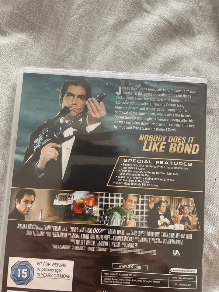 Licence To Kill- Brand New, Still in Plastic - Image 2 of 2